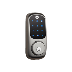 Yale Touchscreen Deadbolt Lock- Satin Nickel
