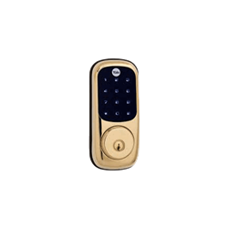 Yale Touchscreen Deadbolt Lock- Polished Brass