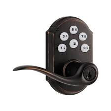 Kwikset Pushbutton Lever Lock- Oil Rubbed Bronze