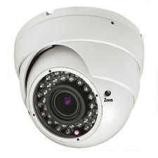 Varifocal Lens Vandalproof Dome Cameras- 1000TVL- 30m